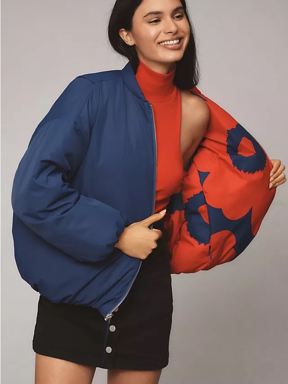 Marimekko Holkki Unikko Lightweight Padded jacket - Picture 2 of 5